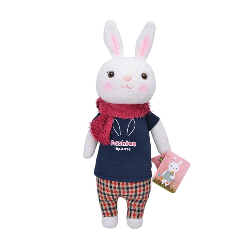 37см/14дюймов Мягкая игрушка кролик Плюшевый Игрушка Пасхальный кролик Фигурка ПП Хлопок для Украшения Кукольной Комнаты Ребенок Успокоение Эмоций Домашний Орнамент 1