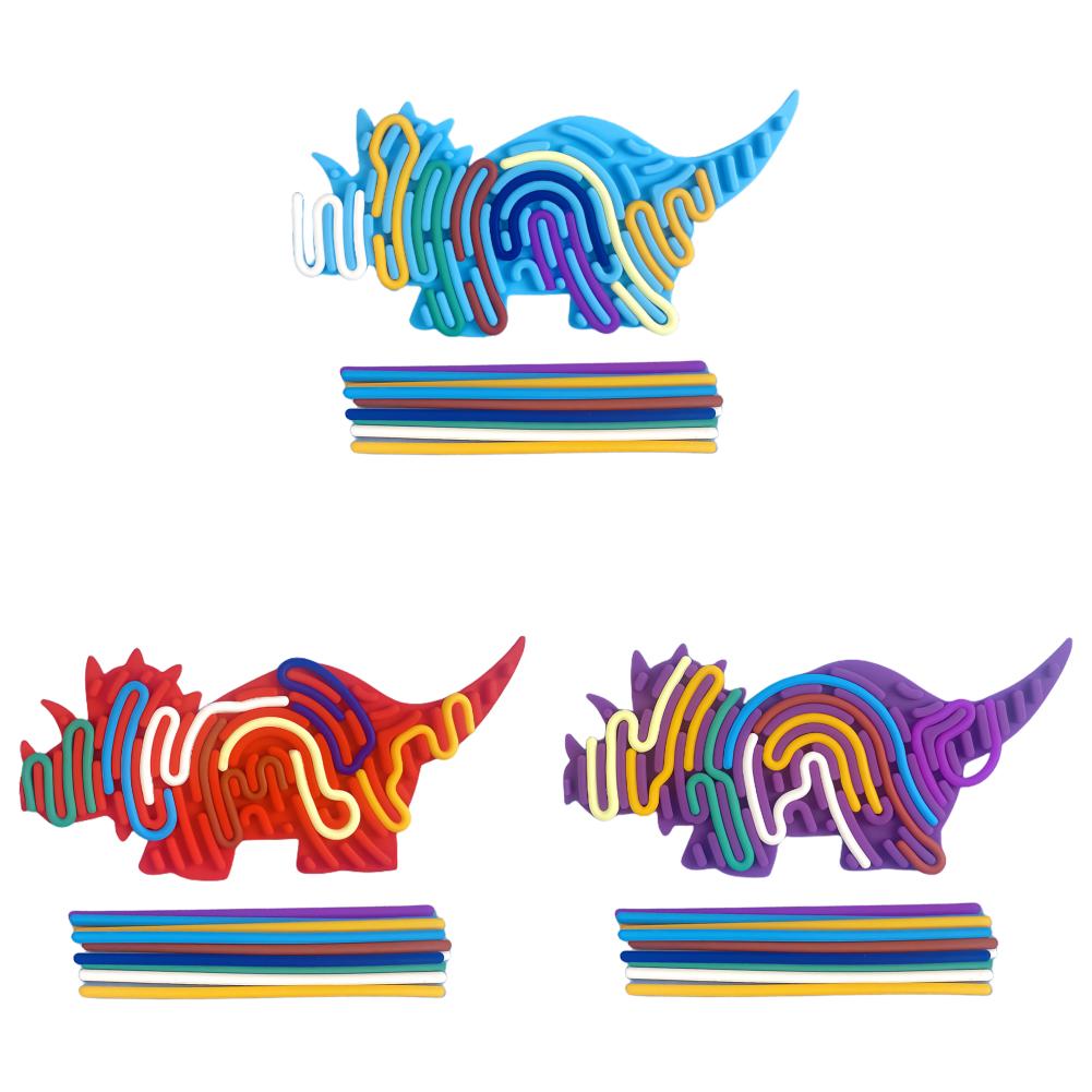 Сенсорная доска для детей, сенсорная игрушка-фиджет, силиконовая игрушка-успокоение (синий)